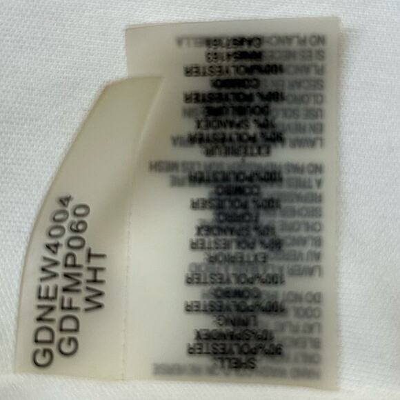 NWT GUESS Women Vintage Ivory Scuba Caged Cutout Strappy Side Mesh Dress. Size 4 - Picture 11 of 11